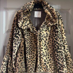 Altar'd State | Animal Print Faux Fur Jacket